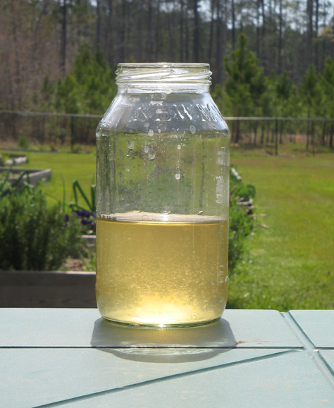 Crud left over from the water distillation process